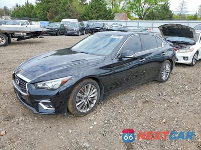 2019 INFINITI Q50 3.0T LUXE JN1EV7AR0KM594181 - główne zdjęcie licytacji z USA - miniatura
