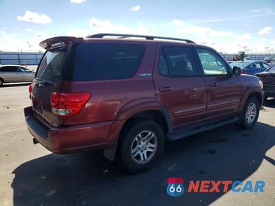 Trzecie zdjęcie samochodu z tyłu: 2006 TOYOTA SEQUOIA LIMITED VIN:5TDZT38A36S279124 - miniatura