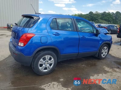 Trzecie zdjęcie samochodu z tyłu: 2015 CHEVROLET TRAX LS VIN:KL7CJKSBXFB116711 - miniatura
