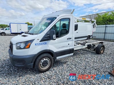 2020 FORD TRANSIT TRUCK CAB AND CHASSIS 1FDBW5Z80LKB11472 - główne zdjęcie licytacji z USA - miniatura