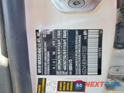 Zdjęcie 13 z 13 samochodu: 2017 MERCEDES-BENZ GLE 350 VIN:4JGDA5JB3HA921030 - miniatura