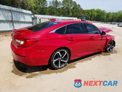 Trzecie zdjęcie samochodu z tyłu: 2019 HONDA ACCORD SPORT VIN:1HGCV2F31KA014189 - miniatura