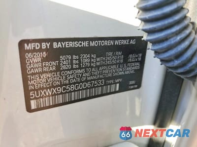 Zdjęcie 12 z 12 samochodu: 2016 BMW X3 XDRIVE28I VIN:5UXWX9C58G0D67533 - miniatura