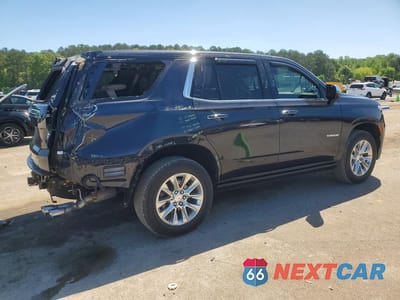Trzecie zdjęcie samochodu z tyłu: 2023 CHEVROLET TAHOE C1500 PREMIER VIN:1GNSCSKD7PR116546 - miniatura