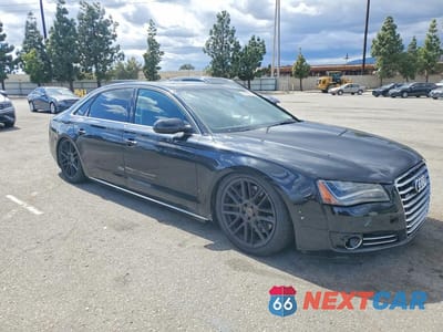 Czwarte zdjęcie samochodu z boku: 2011 AUDI A8 L QUATTRO VIN:WAURVAFD8BN014594 - miniatura