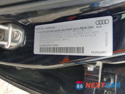 Zdjęcie 12 z 12 samochodu: 2019 AUDI A3 PREMIUM AWD VIN:WAUBEGFF9K1016576 - miniatura
