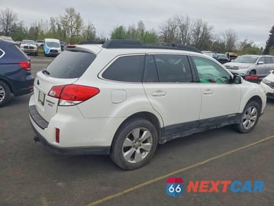 Trzecie zdjęcie samochodu z tyłu: 2010 SUBARU OUTBACK 2.5I LIMITED VIN:4S4BRBKC7A3324091 - miniatura