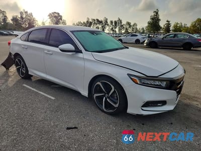 Czwarte zdjęcie samochodu z boku: 2020 HONDA ACCORD SPORT VIN:1HGCV1F33LA117268 - miniatura