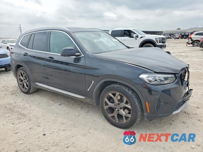 Czwarte zdjęcie samochodu z boku: 2024 BMW X3 XDRIVE30I VIN:5UX53DP00R9V52888 - miniatura