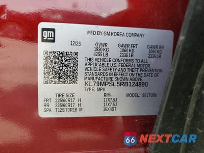 Zdjęcie 13 z 13 samochodu: 2024 CHEVROLET TRAILBLAZER LT VIN:KL79MPSL5RB124890 - miniatura