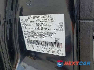 Zdjęcie 13 z 13 samochodu: 2011 FORD ESCAPE LIMITED VIN:1FMCU9EG9BKA26613 - miniatura