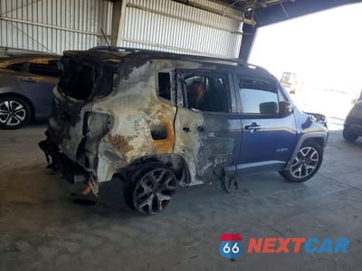 Trzecie zdjęcie samochodu z tyłu: 2016 JEEP RENEGADE LATITUDE VIN:ZACCJABT7GPD58806 - miniatura