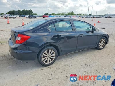Trzecie zdjęcie samochodu z tyłu: 2012 HONDA CIVIC EX VIN:2HGFB2F82CH571357 - miniatura