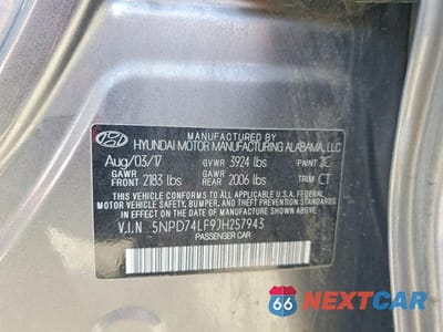 Zdjęcie 13 z 13 samochodu: 2018 HYUNDAI ELANTRA SE VIN:5NPD74LF9JH257943 - miniatura