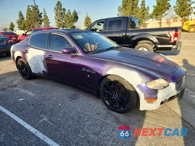 Czwarte zdjęcie samochodu z boku: 2007 MASERATI QUATTROPORTE M139 VIN:ZAMFE39A970029396 - miniatura