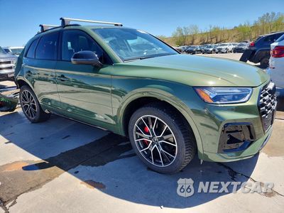 Czwarte zdjęcie samochodu z boku: 2025 AUDI SQ5 PREMIUM PLUS VIN:WA1B4AFY4S2032550 - miniatura