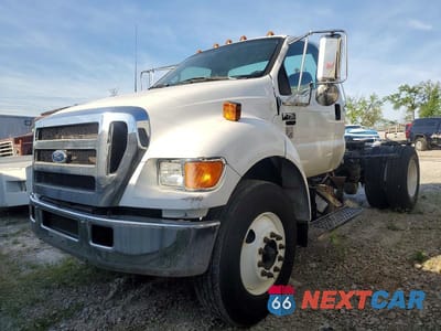 Drugie zdjęcie samochodu z przodu: 2005 FORD F750 SUPER - DELIVERY TRUCK VIN:3FRXF75S25V171527 - miniatura