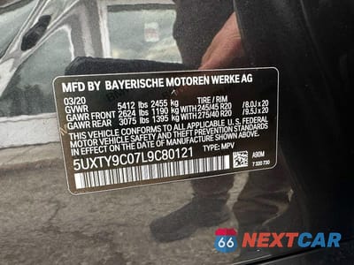 Zdjęcie 10 z 11 samochodu: 2020 BMW X3 XDRIVEM40I VIN:5UXTY9C07L9C80121 - miniatura