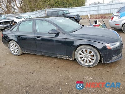 Czwarte zdjęcie samochodu z boku: 2013 AUDI A4 PREMIUM VIN:WAUBFCFL9DN033675 - miniatura