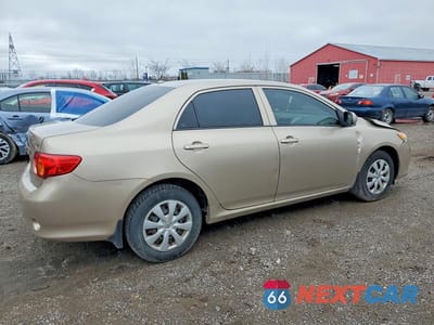 Trzecie zdjęcie samochodu z tyłu: 2009 TOYOTA COROLLA BASE VIN:2T1BU40E69C184542 - miniatura