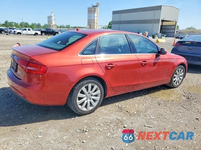 Trzecie zdjęcie samochodu z tyłu: 2013 AUDI A4 PREMIUM VIN:WAUBFAFL5DN043186 - miniatura