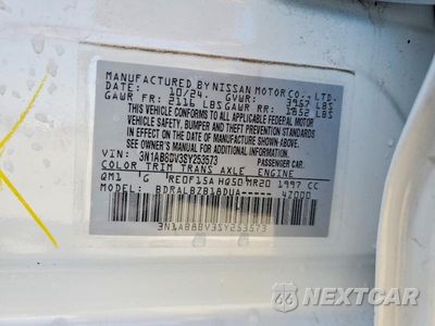 Zdjęcie 12 z 12 samochodu: 2025 NISSAN SENTRA S VIN:3N1AB8BV3SY253573 - miniatura