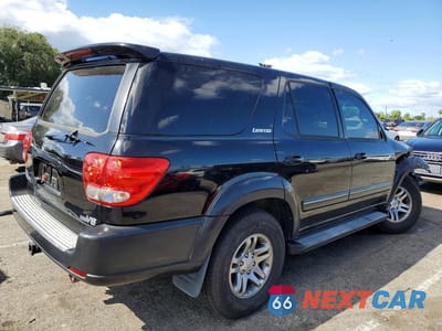 Trzecie zdjęcie samochodu z tyłu: 2007 TOYOTA SEQUOIA LIMITED VIN:5TDZT38A87S288418 - miniatura