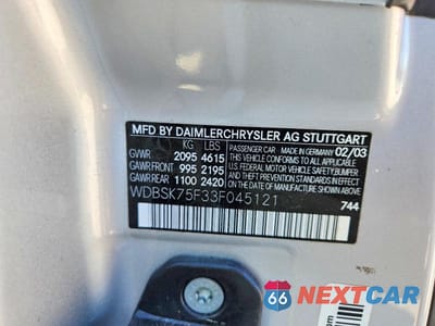 Zdjęcie 12 z 12 samochodu: 2003 MERCEDES-BENZ SL 500R VIN:WDBSK75F33F045121 - miniatura