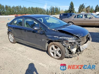 Czwarte zdjęcie samochodu z boku: 2009 HONDA CIVIC LX-S VIN:19XFA16669E015440 - miniatura