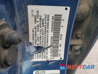Zdjęcie 12 z 12 samochodu: 2011 HONDA CIVIC VIN:2HGFA1F83BH535608 - miniatura