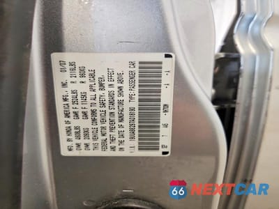 Zdjęcie 12 z 12 samochodu: 2007 ACURA TL VIN:19UUA66297A018190 - miniatura