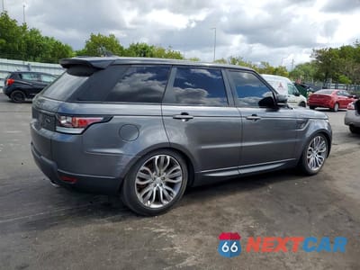 Trzecie zdjęcie samochodu z tyłu: 2016 LAND ROVER RANGE ROVER SPORT SC VIN:SALWR2EF6GA555444 - miniatura