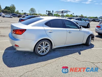 Trzecie zdjęcie samochodu z tyłu: 2007 LEXUS IS 250 VIN:JTHBK262175027291 - miniatura