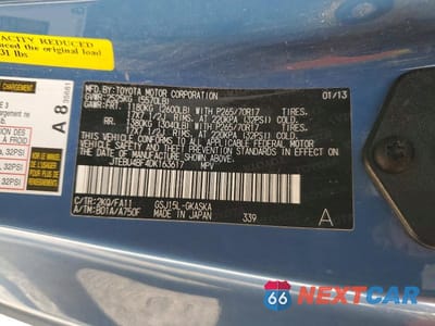 Zdjęcie 13 z 13 samochodu: 2013 TOYOTA FJ CRUISER BASE VIN:JTEBU4BF4DK163617 - miniatura