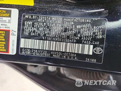 Zdjęcie 12 z 12 samochodu: 2014 TOYOTA CAMRY SE VIN:4T1BF1FK5EU399473 - miniatura