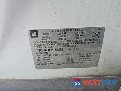 Zdjęcie 12 z 12 samochodu: 2017 CHEVROLET COLORADO LT VIN:1GCGTCEN9H1279966 - miniatura