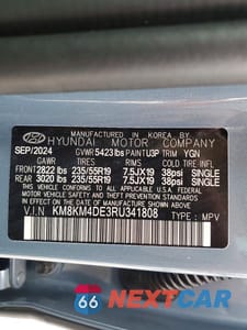 Zdjęcie 12 z 12 samochodu: 2024 HYUNDAI IONIQ 5 SE VIN:KM8KM4DE3RU341808 - miniatura