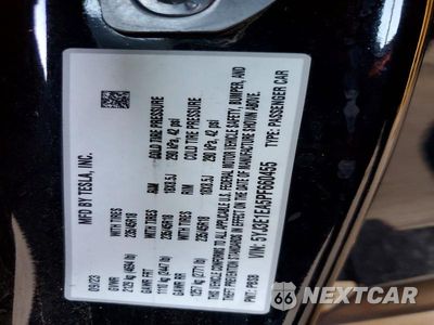 Zdjęcie 12 z 12 samochodu: 2023 TESLA MODEL 3 VIN:5YJ3E1EA5PF660455 - miniatura