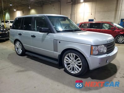 Czwarte zdjęcie samochodu z boku: 2008 LAND ROVER RANGE ROVER HSE VIN:SALME15488A292421 - miniatura