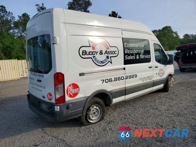 Trzecie zdjęcie samochodu z tyłu: 2015 FORD TRANSIT T-250 VIN:1FTNR2XM9FKA20633 - miniatura