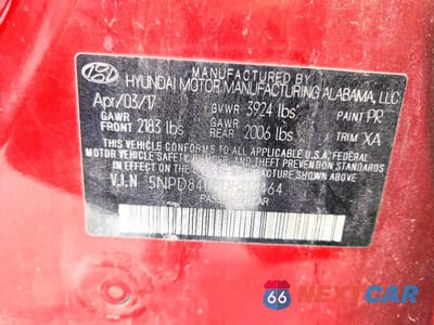 Zdjęcie 13 z 13 samochodu: 2018 HYUNDAI ELANTRA LIMITED VIN:5NPD84LF1JH213464 - miniatura