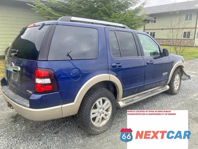 Trzecie zdjęcie samochodu z tyłu: 2007 FORD EXPLORER EDDIE BAUER VIN:1FMEU74E17UB21966 - miniatura