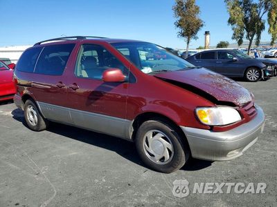 Czwarte zdjęcie samochodu z boku: 2002 TOYOTA SIENNA XLE VIN:4T3ZF13C82U490364 - miniatura