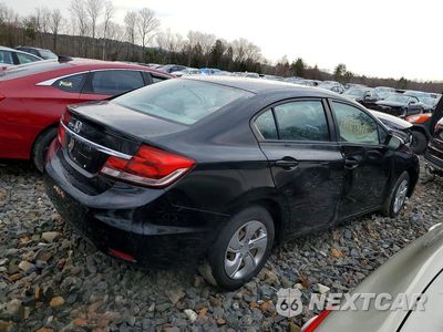 Trzecie zdjęcie samochodu z tyłu: 2015 HONDA CIVIC LX VIN:19XFB2F53FE121124 - miniatura