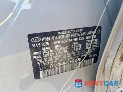 Zdjęcie 14 z 14 samochodu: 2025 HYUNDAI IONIQ 5 SEL VIN:7YAKN4DA0SY025580 - miniatura