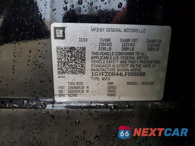 Zdjęcie 14 z 14 samochodu: 2020 CADILLAC XT4 PREMIUM LUXURY VIN:1GYFZDR44LF055088 - miniatura
