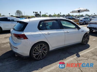 Trzecie zdjęcie samochodu z tyłu: 2023 VOLKSWAGEN GTI AUTOBAHN VIN:WVW6A7CD3PW131199 - miniatura