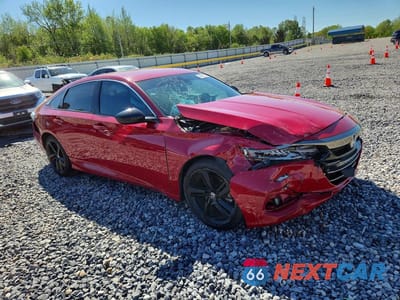 Czwarte zdjęcie samochodu z boku: 2022 HONDA ACCORD SPORT VIN:1HGCV1F33NA039352 - miniatura