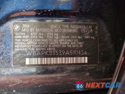 Zdjęcie 12 z 12 samochodu: 2009 BMW 328 XI SULEV VIN:WBAPK53539A510456 - miniatura