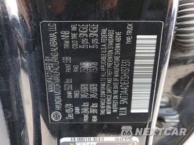 Zdjęcie 12 z 12 samochodu: 2025 HYUNDAI SANTA CRUZ SE VIN:5NTJA4DE7SH137331 - miniatura